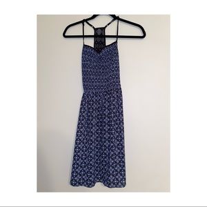Blue casual sundress